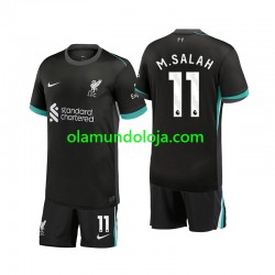 Camisola Liverpool M.Salah 11 Criança Equipamento Segundo 2024-2025 Manga Curta